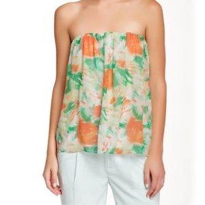 Alice + Olivia silk 'Scarlett' strapless top